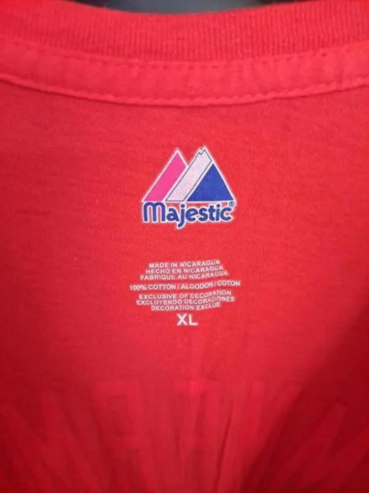 Majestic‎ Nationals Zimmerman Number 11 Size XL